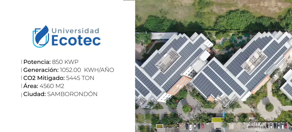 Universidad Ecotec plantas solares